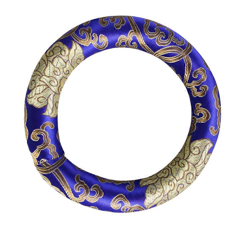 Singing Bowl Pad Accessory Ideal For Buddhists With Round Shape 6.7X6.7X1.2In 1Pcs