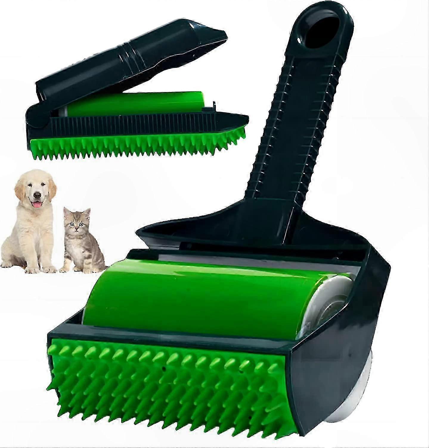 Reusable Pet Hair Lint Roller, Washable Sticky Roller for Pet Hairs, Handheld Lint Remover Tool