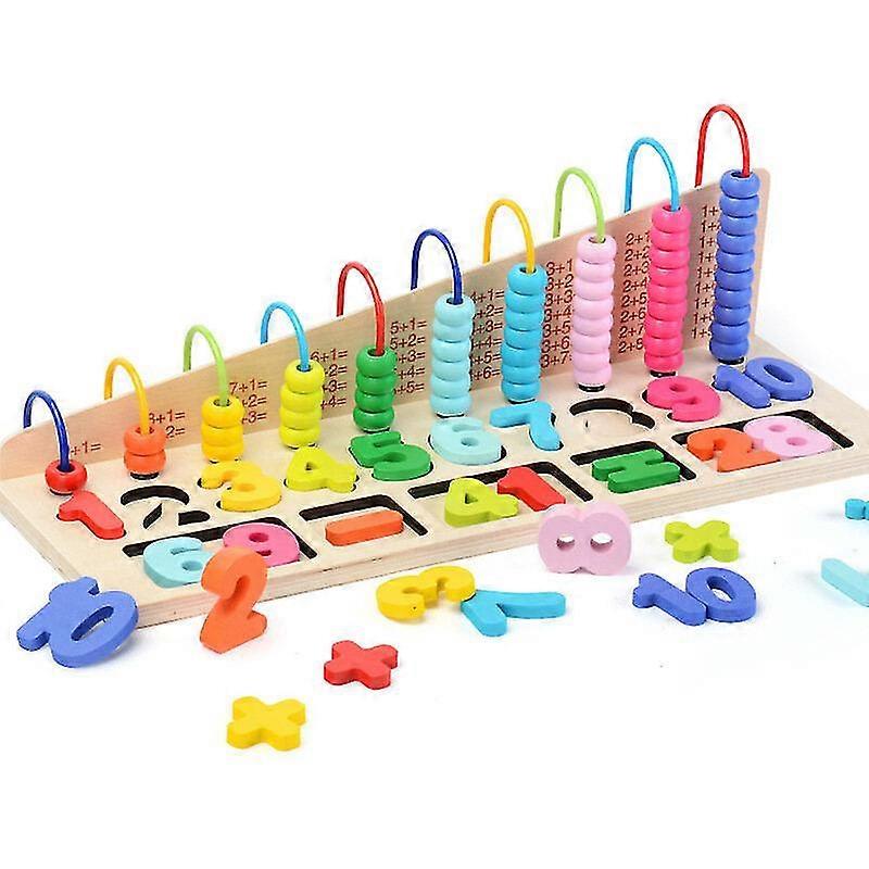 Children's Mathematics Teaching Aid Abacus Computing Frame Blocks Toys 2025