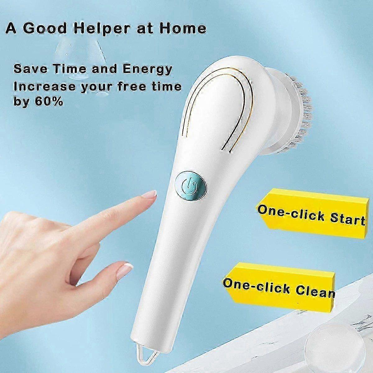 Electric Spin Scrubber Cordless Handheld Cleaning Brush
