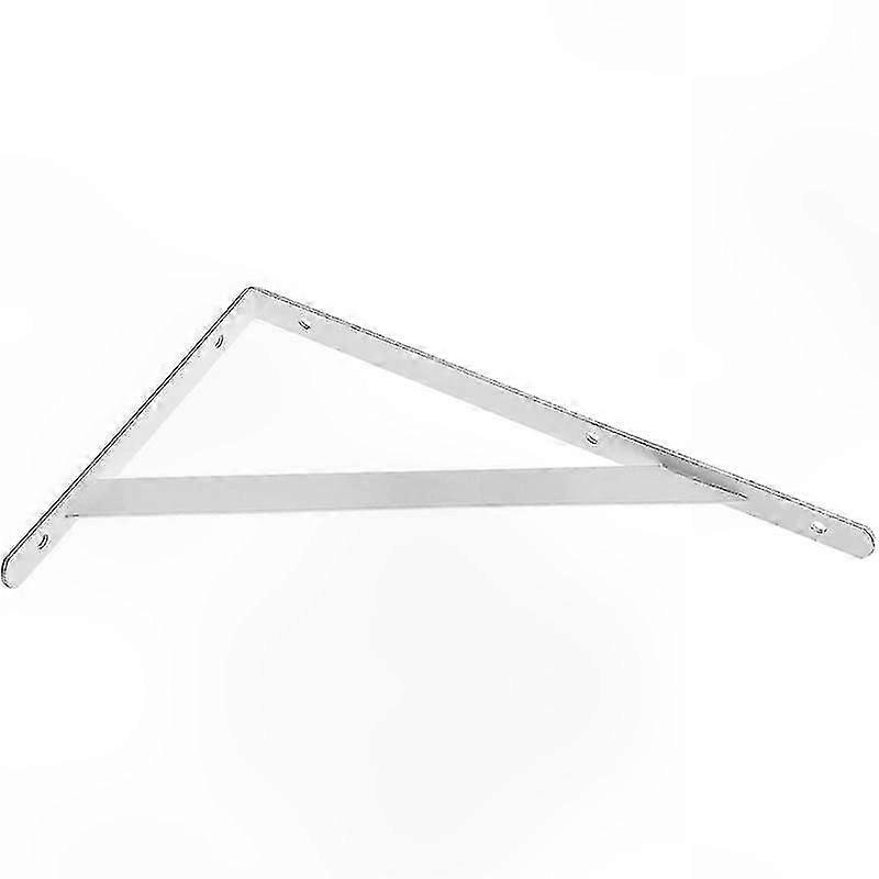 Heavy Duty Stainless Steel Shelf Bracket, 550 Lb Capacity, Right Angle Corner Brace for DIY Shelving Support, Space Saving Design, Pack of