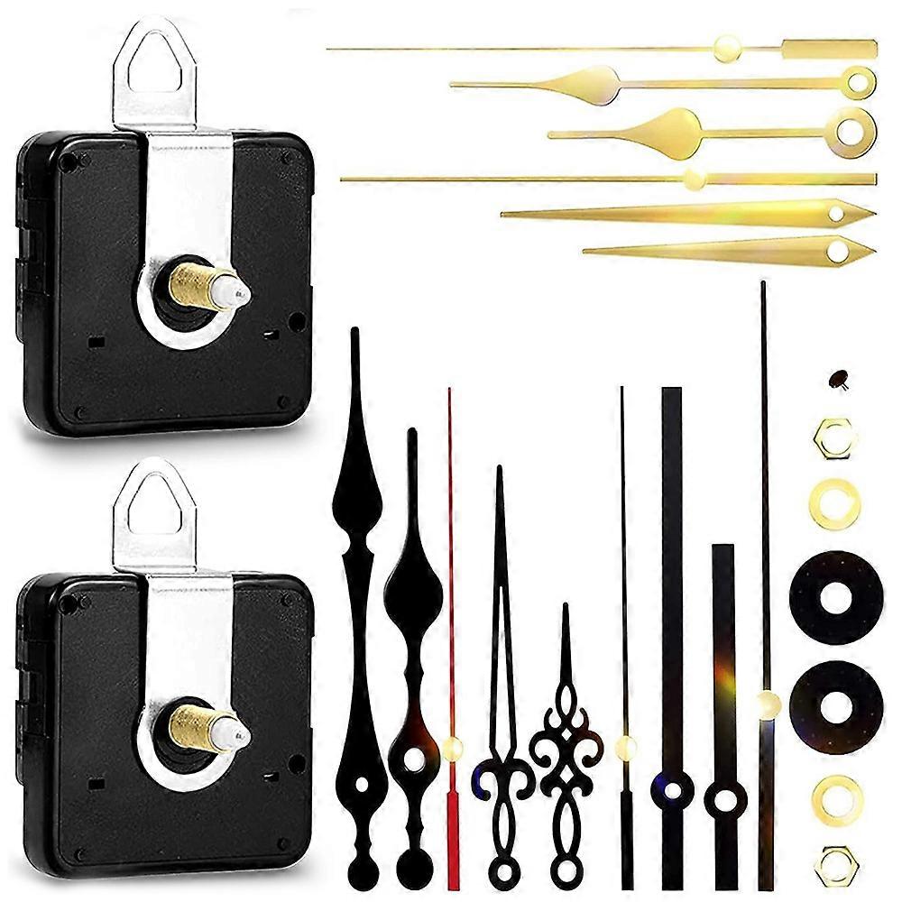 Replacement Quartz Clock Movement Mechanism Motor Metal Hands Fittings