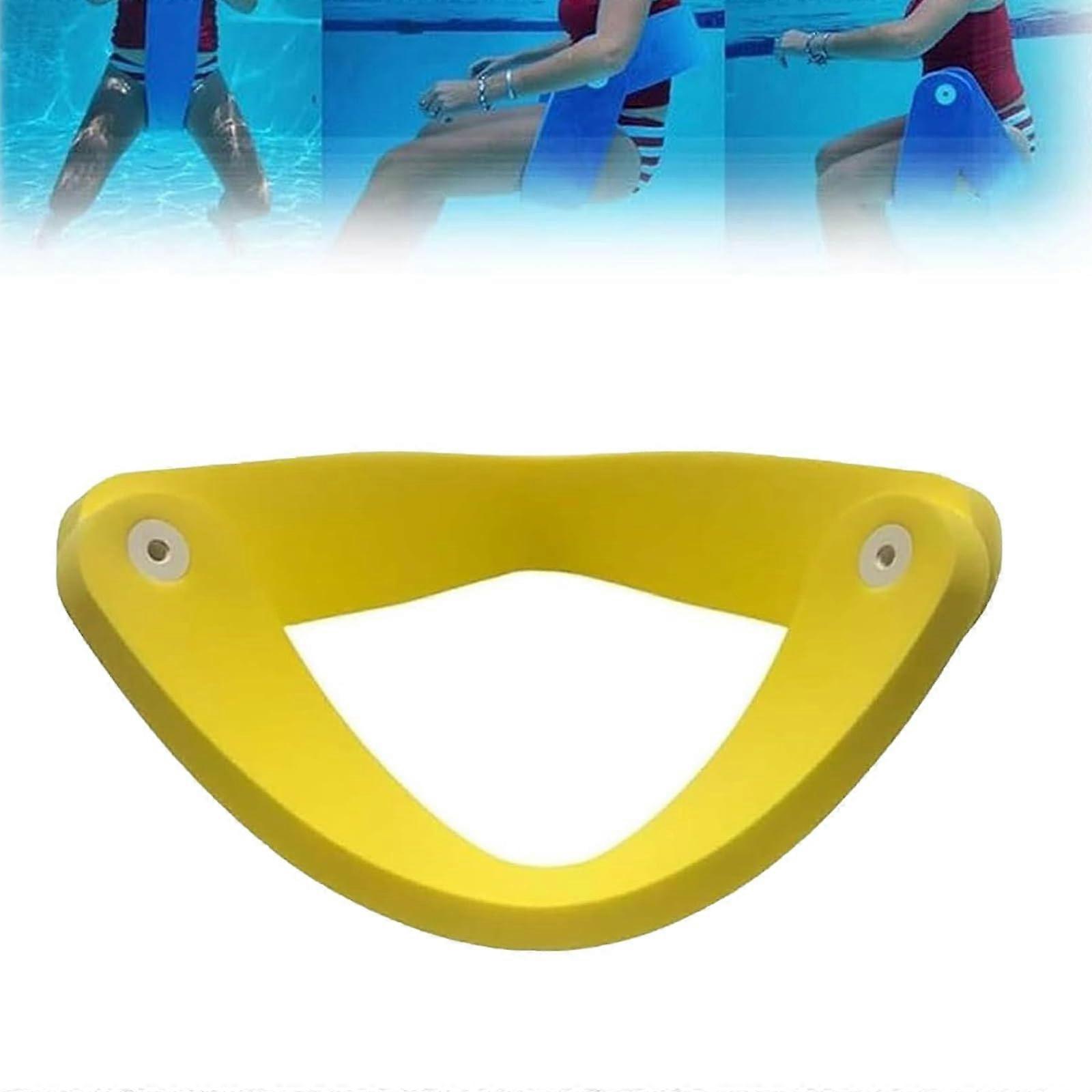 Civilizek Water Lounge, Foldable Floating Chair for Lake and Pool, Yellow