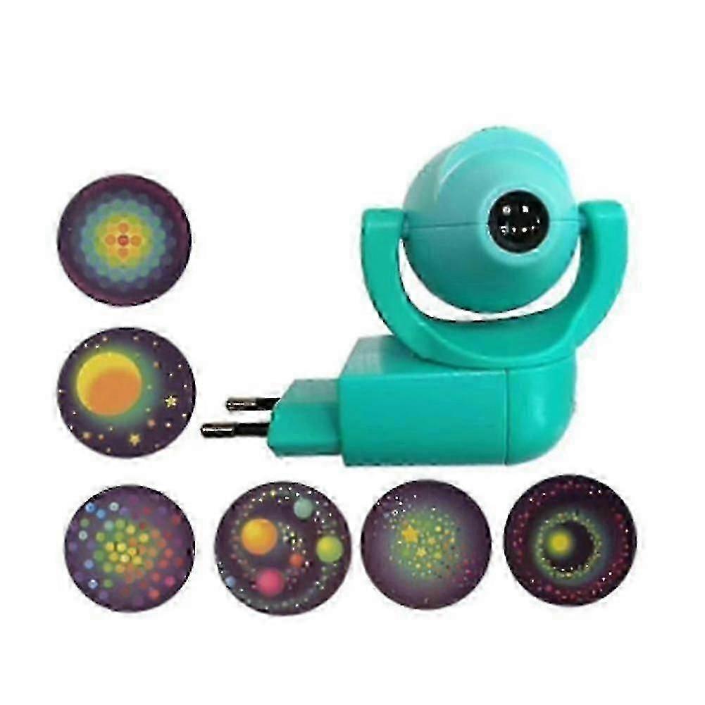 Star Moon Animal Projector Led Projector 6 Images Sensor Eu Plug Night Light For Kids Baby Bedroom Decoration-XinHan