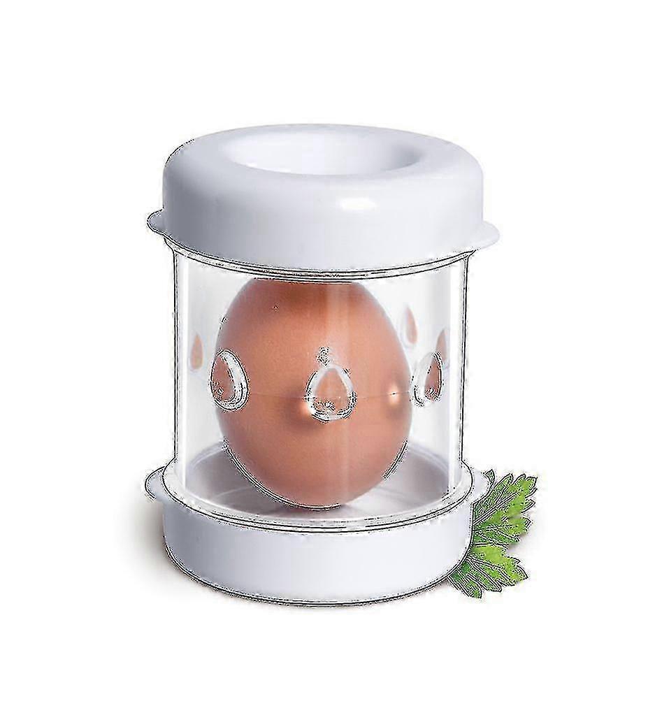 Egg peeling tool for smooth shell separation, dishwasher safe