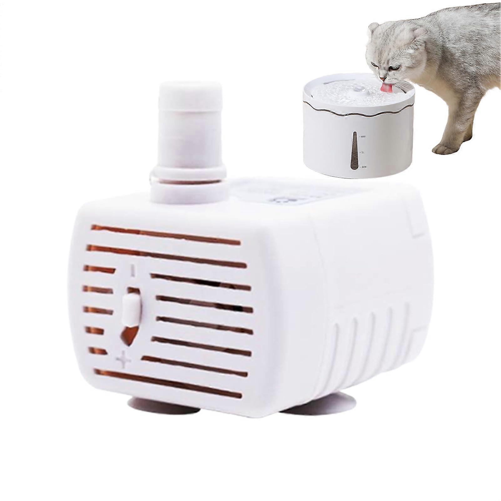 Katzenbrunnen Pumpe - Automatische Tauchmotor Wasserpumpe für Haustiere, Aquarium und Hydrokultur, Kompakt und Leise