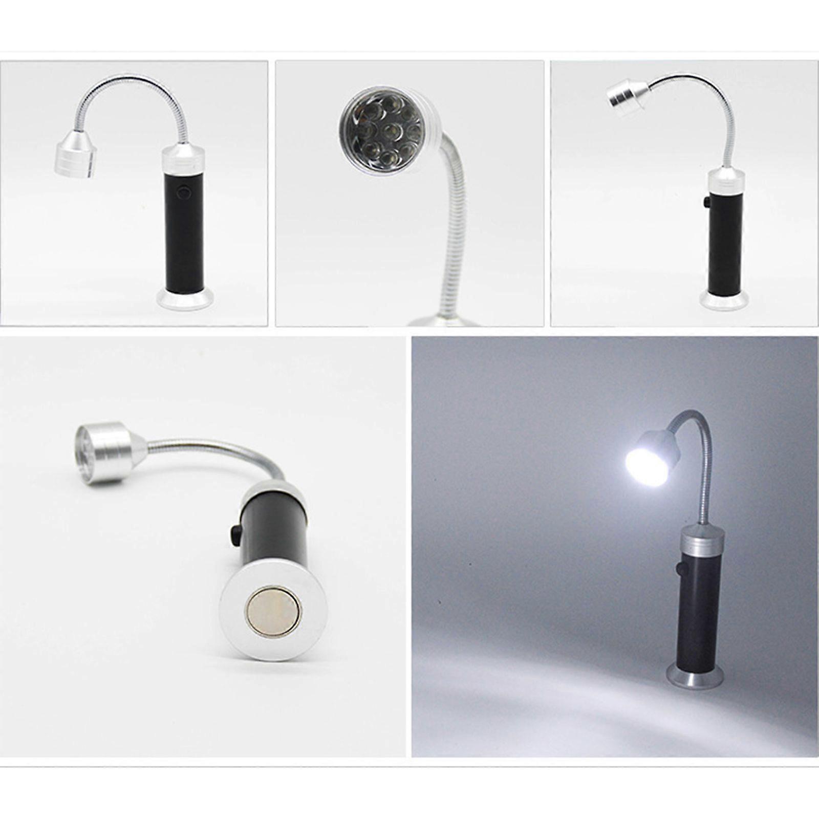 9LED Flashlight Barbecue Light Bendable Auto Repair Work Light Emergency Lights
