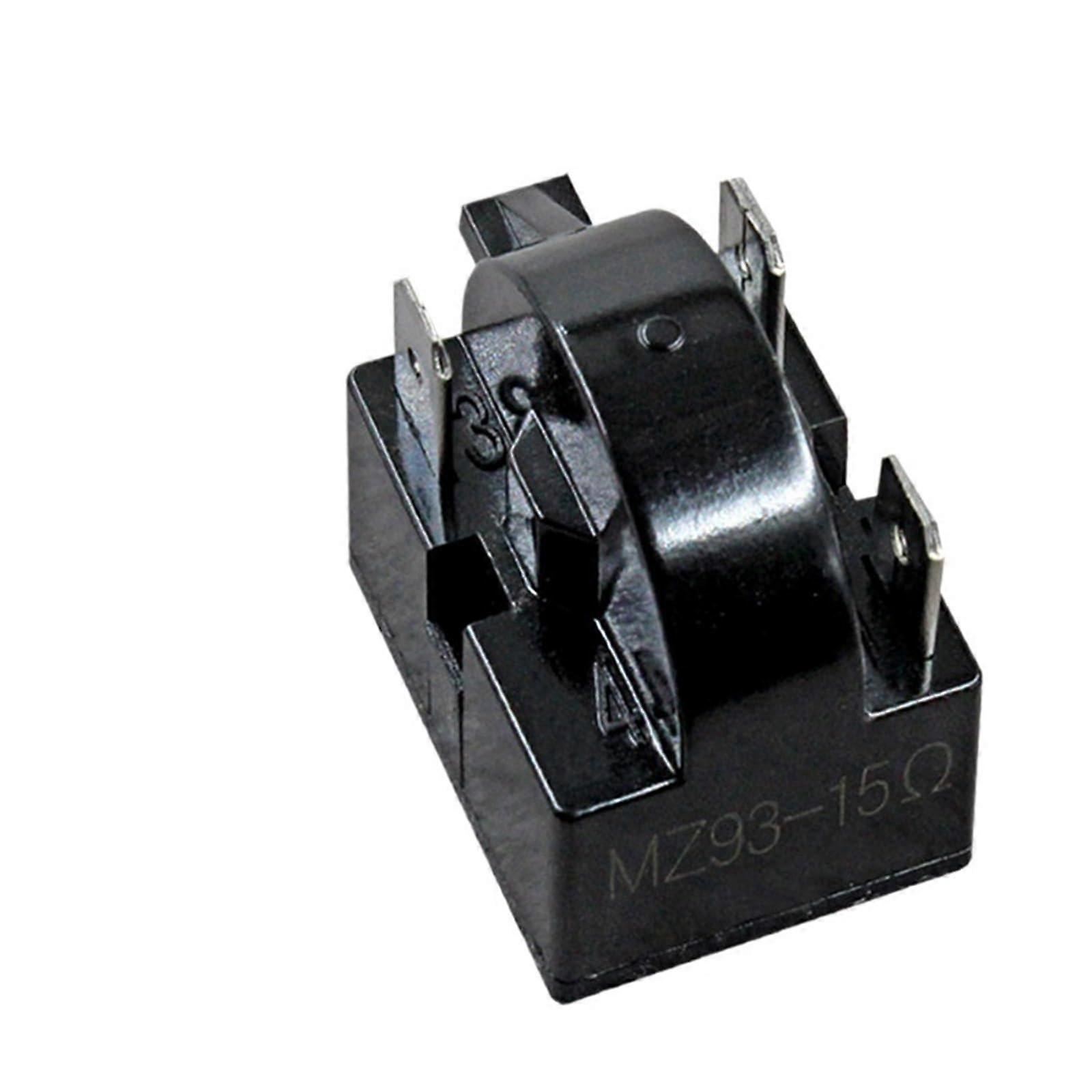 Refrigerator Compressor Starter Relay 3Pin 15 Ohm Replacement for Refrigerators Reliable Start Universal Compatibility