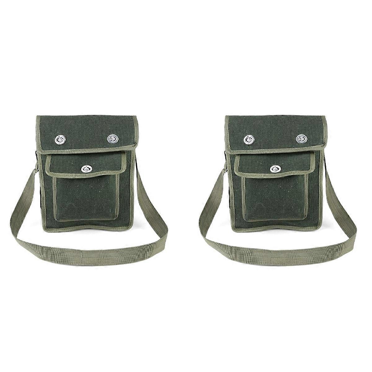 2X Electrician Storage Bag Tool Kit Repair Kit One-Shoulder Communication Plumber's Bag Can Store Fl
