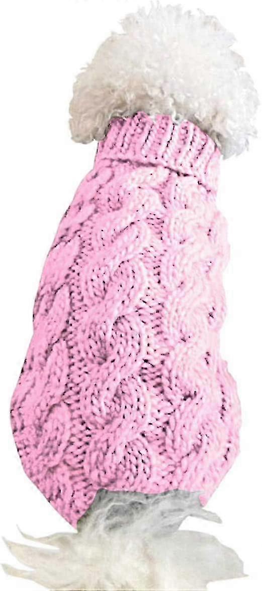 Dog Sweater Vest Warm Coat Pet Soft Knitting Wool Winter Sweater Kn...