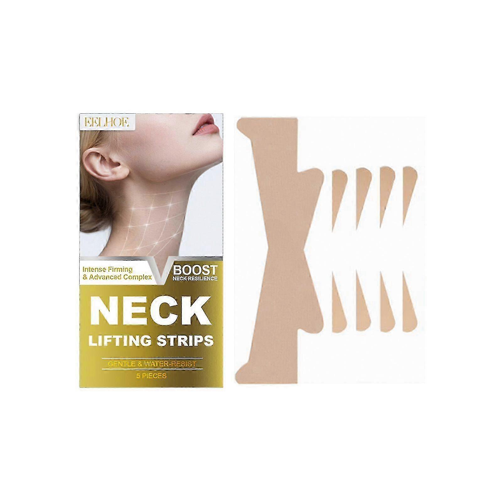High Elastic, Breathable & Invisible Neck Lift Tape - Reduces Fine Lines, Wrinkles & Improves Skin Smoothness, Waterproof for Makeup Wear