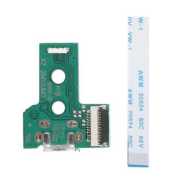 USB Charging Port Socket Board JDS-030 for PS4 Controller with Flat Cable