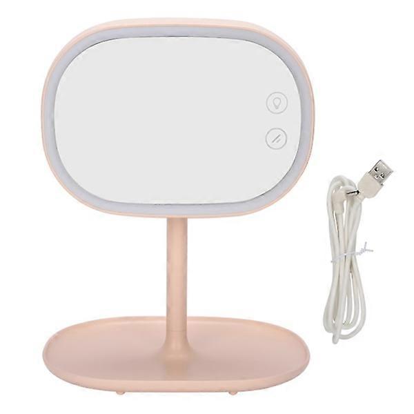 Makeup Mirror Lamp Portable USB Charging LED Desk Lamp for Bedroom Dormitory
