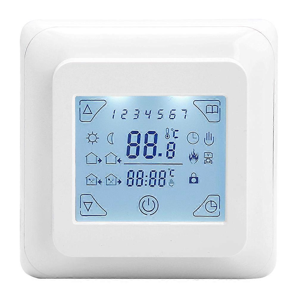 Week Programmable LCD Display Touch Screen Floor Heating Thermostat Temperature Controller