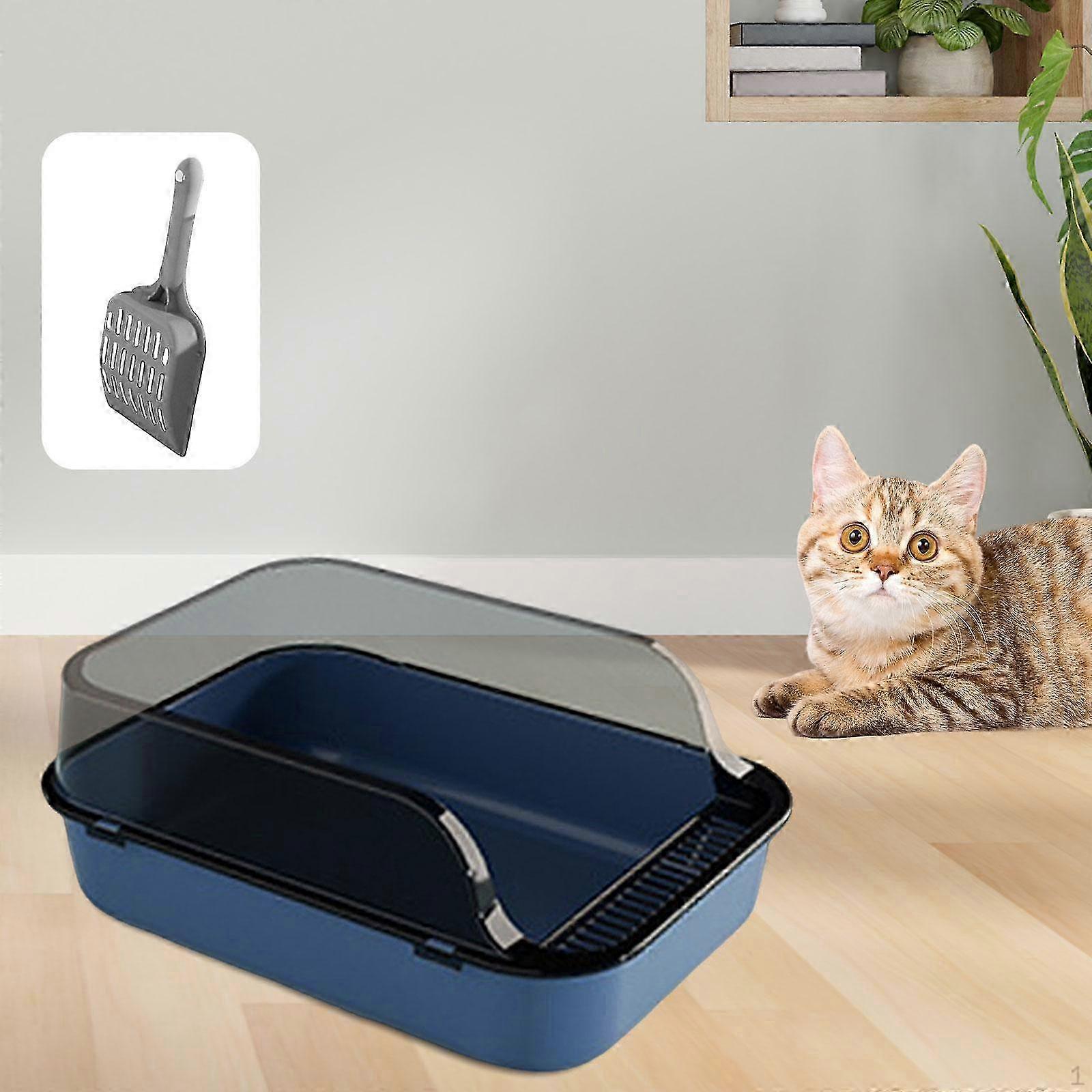 Litter Box, Kitten Large Cat Sandbox, Pet Supplies, Container, Durable 2025