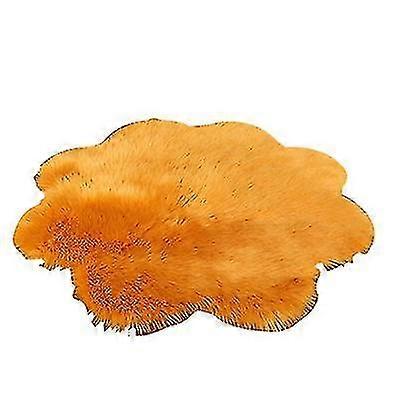 35Cm Pink Plush Round Bedroom Carpet Round Cushion Az1877