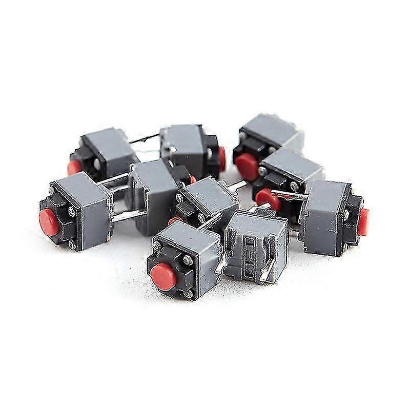 10pcs Kailh Silent Micro Switch 6x6x7.3mm for Wireless Mouse Mute Button-One Size-