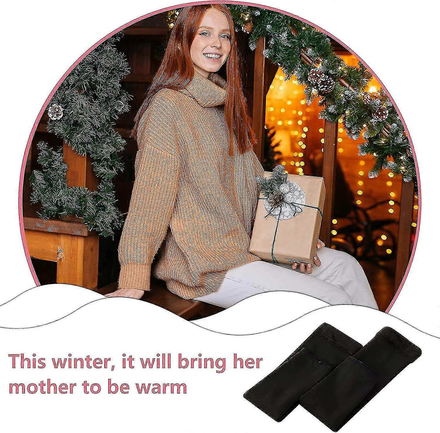 Two pairs of women's leg warmers, versatile and warm, suitable for various shoe styles
