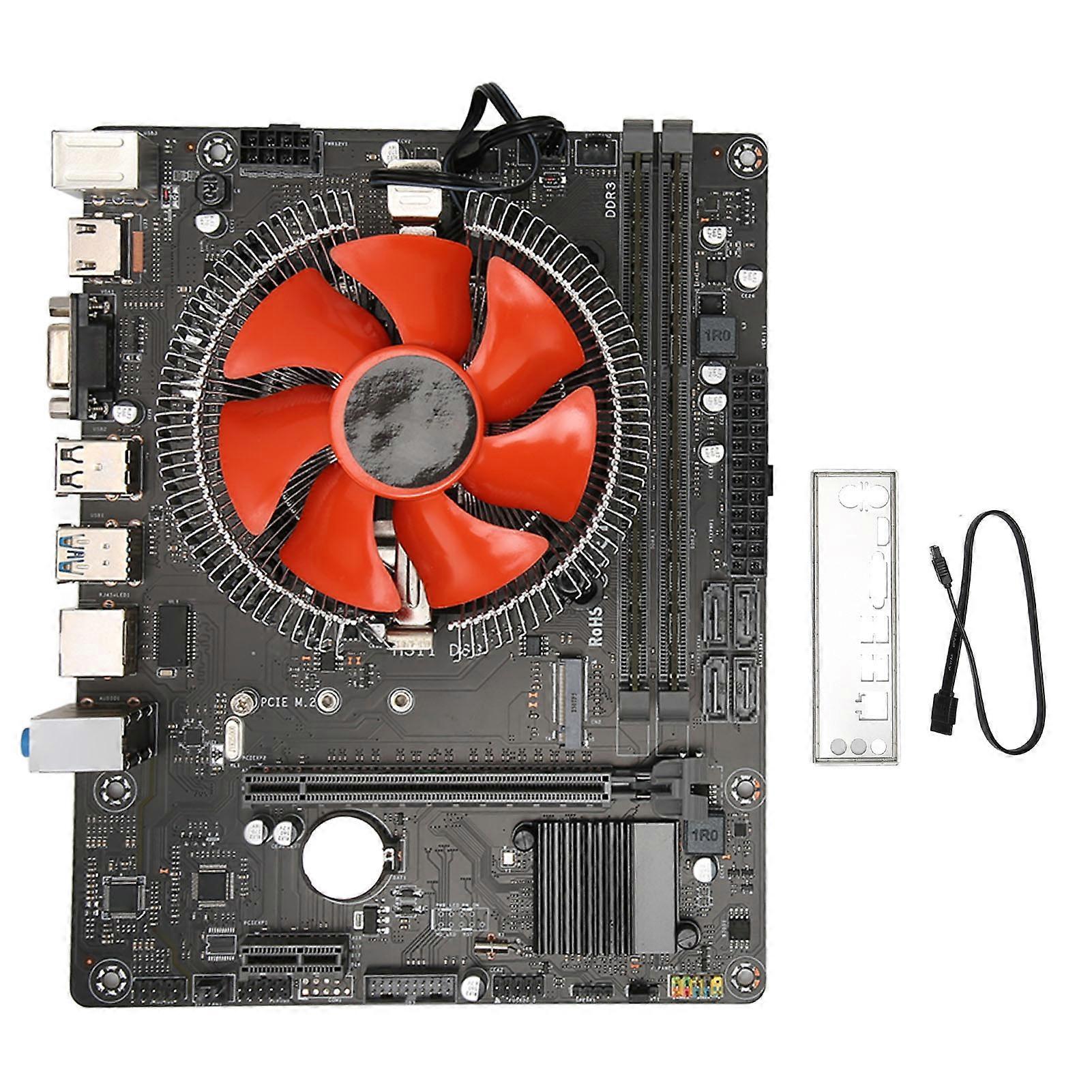 DDR3 Motherboard LGA1151 8G RAM 4K 60Hz VGA HD Output PCIe X16 Slot for PC Upgrade