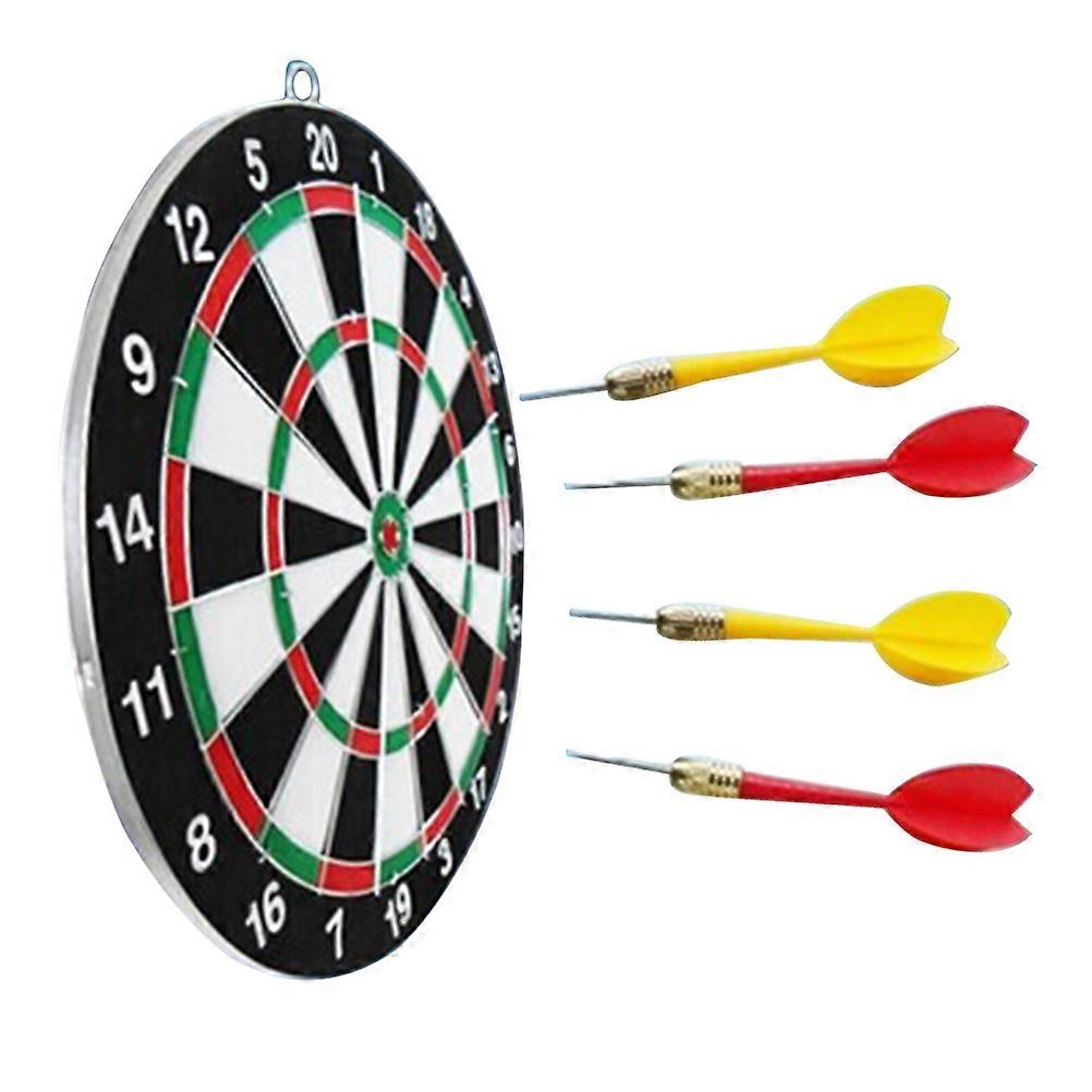 Dart Game Equipment Darts Boards Brain Cell Activation Random Style 30x30x1 Cm Size For Kids Teens Adults 1 Darts Board 4 Needles
