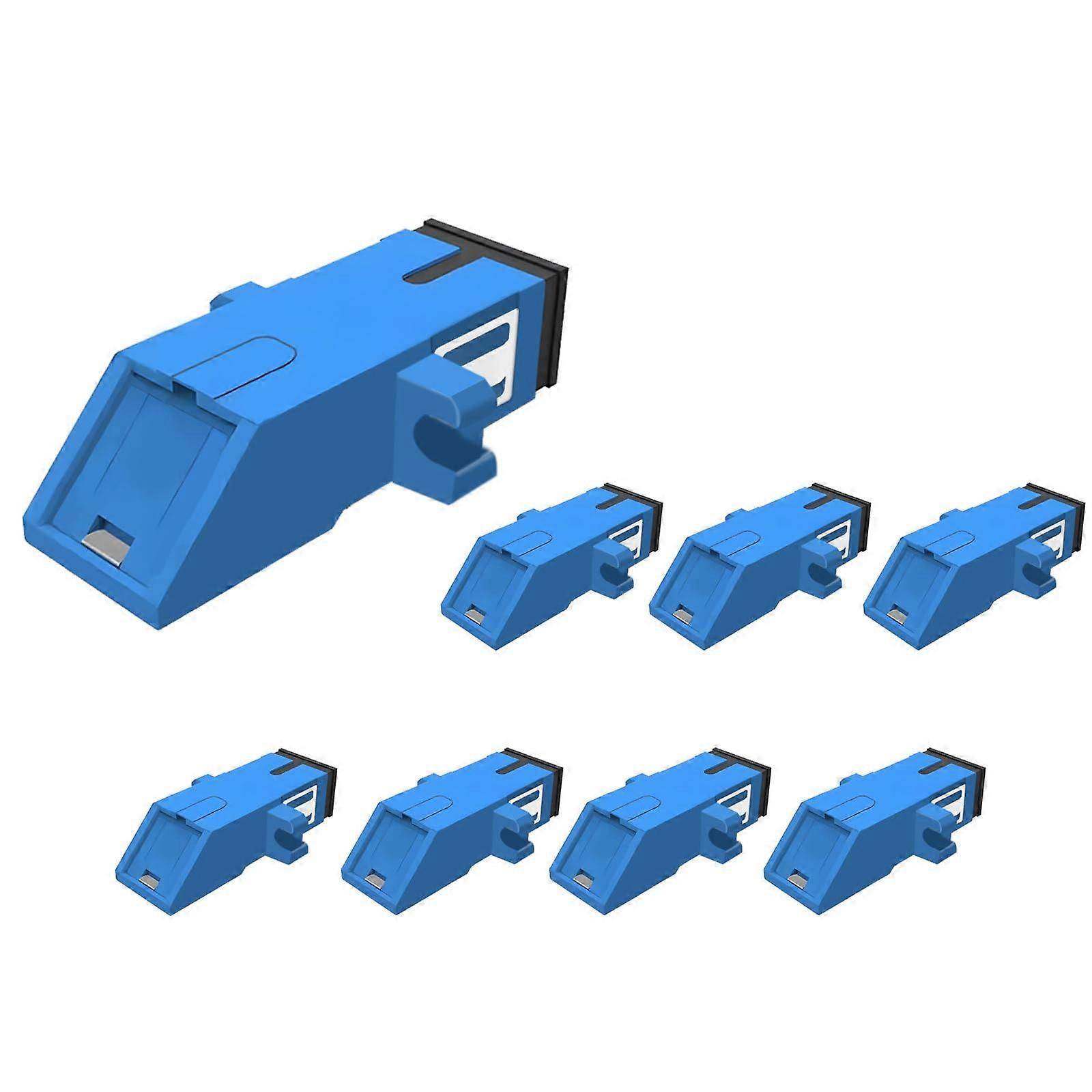 SC to SC Simplex Fiber Optic Coupler 8Pack With Flange UPC SingleMode Fiber Adapter