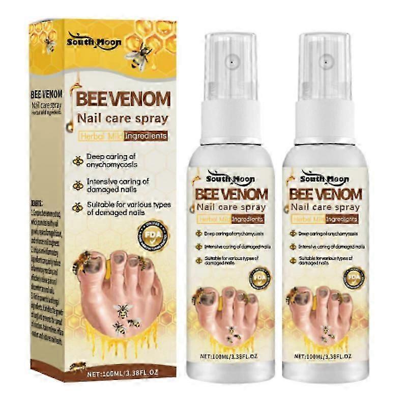 1-3 adet BeeVenom Kül Tırnak Sprey Kül Tırnak Çürük Tırnak Ayak Nemlendirici Temiz Sprey 100ml