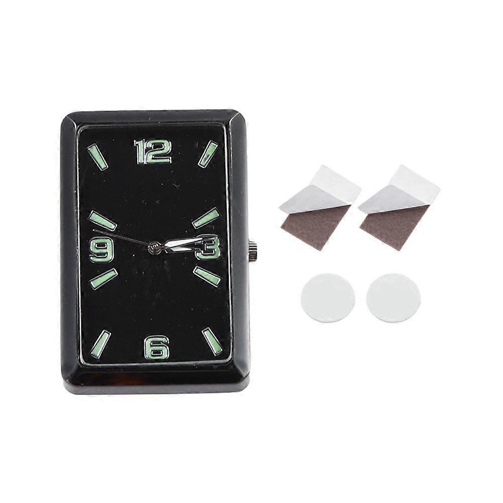 Mini Quartz Analog Watch Stick-On Clock Luminous Accessory For Car New F3 Hot V