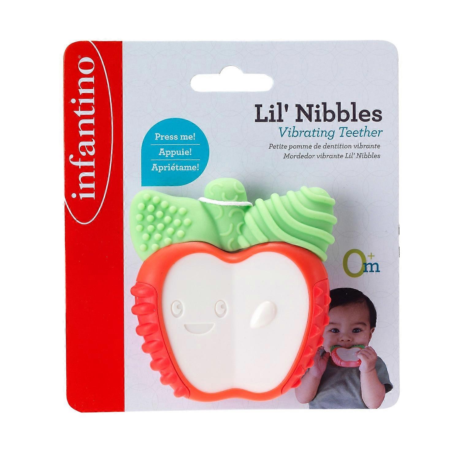 Infantino Lil ́ Nibbles Vibrating Teether - Apple