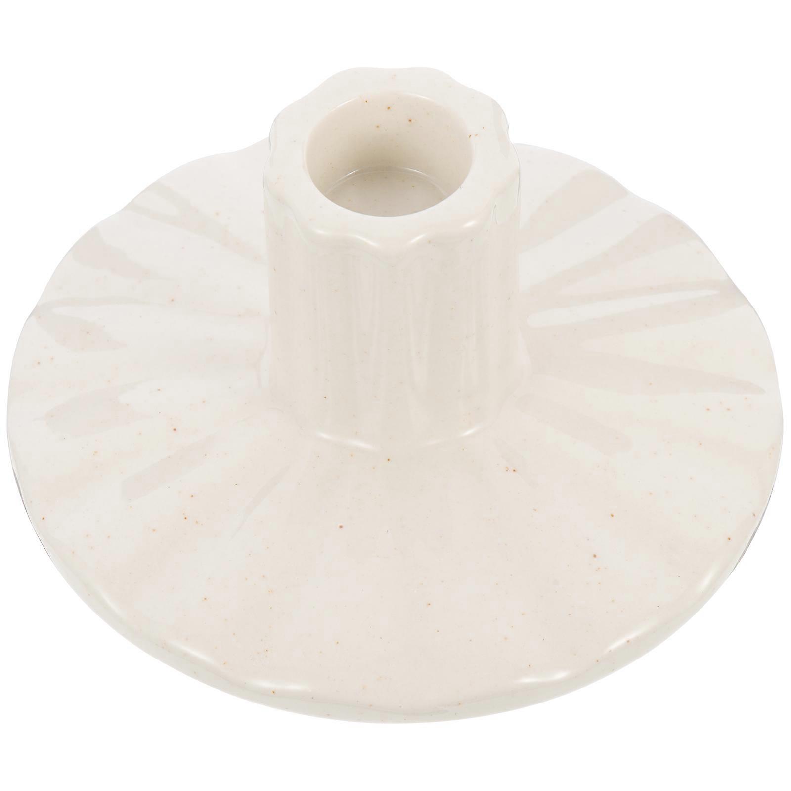 Minimalist Ceramic Candlestick Holder for Home Decor with 3Pcs Candle Holders