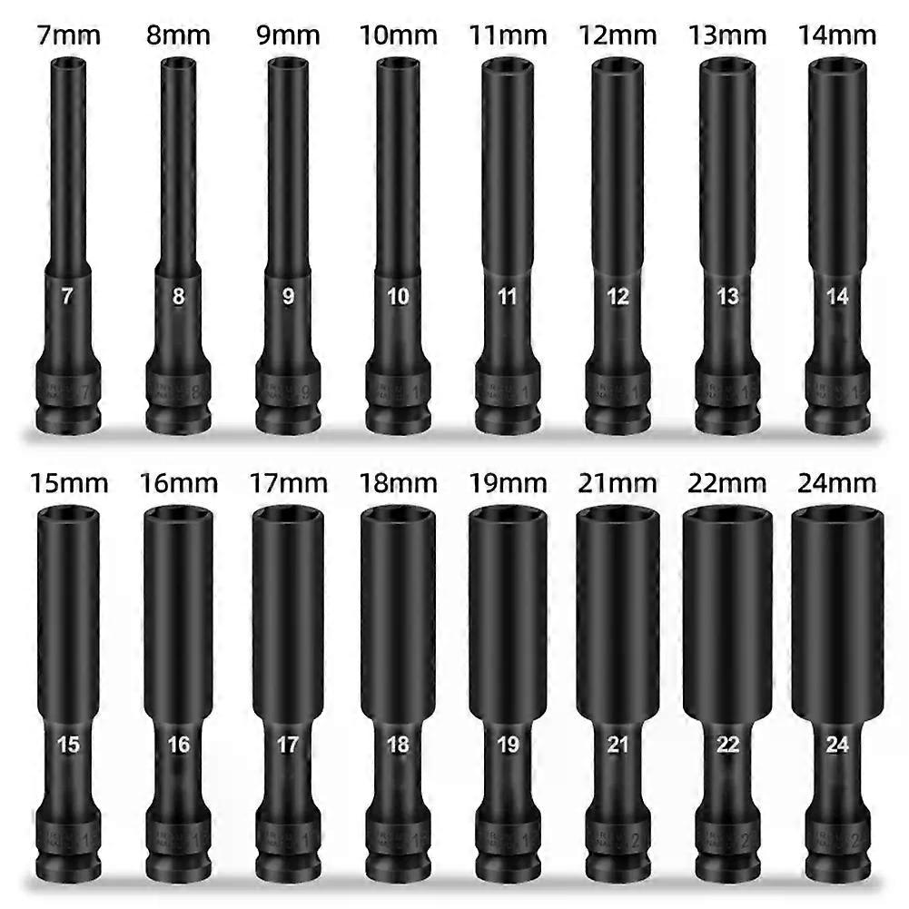 1/2 Drive Socket Impact Wrench Hex Socket Head Adapter Spanner Converter Electric Impact Hex Standard Wrench Sock