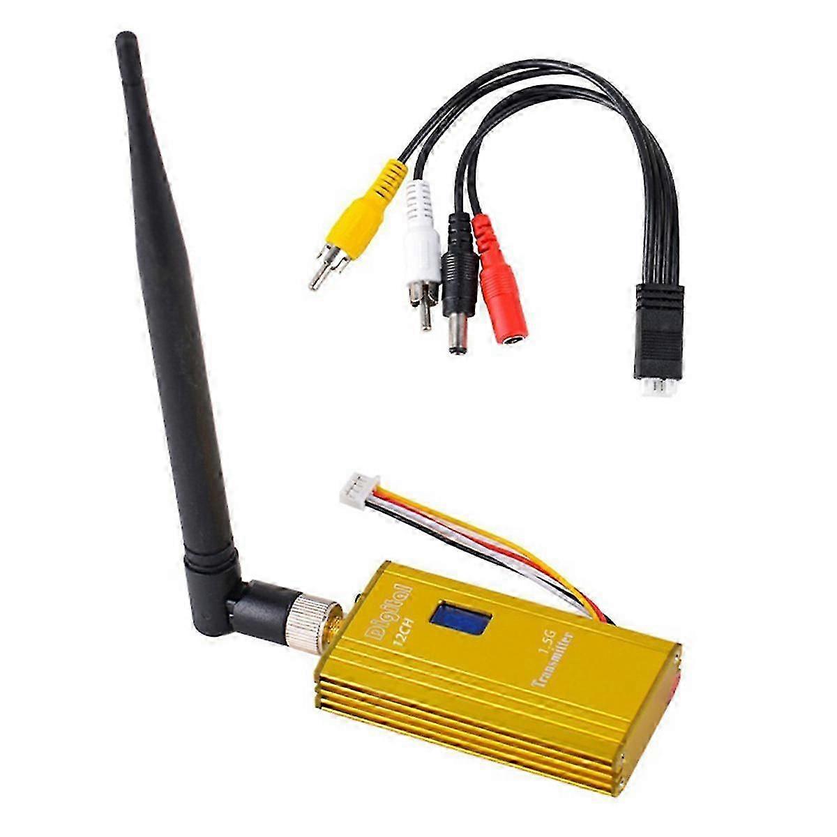 1.5G 1.5W FPV VTX 12CH 1500mW Audio Video Transmitter for FPV Quadcopter RC Drone
