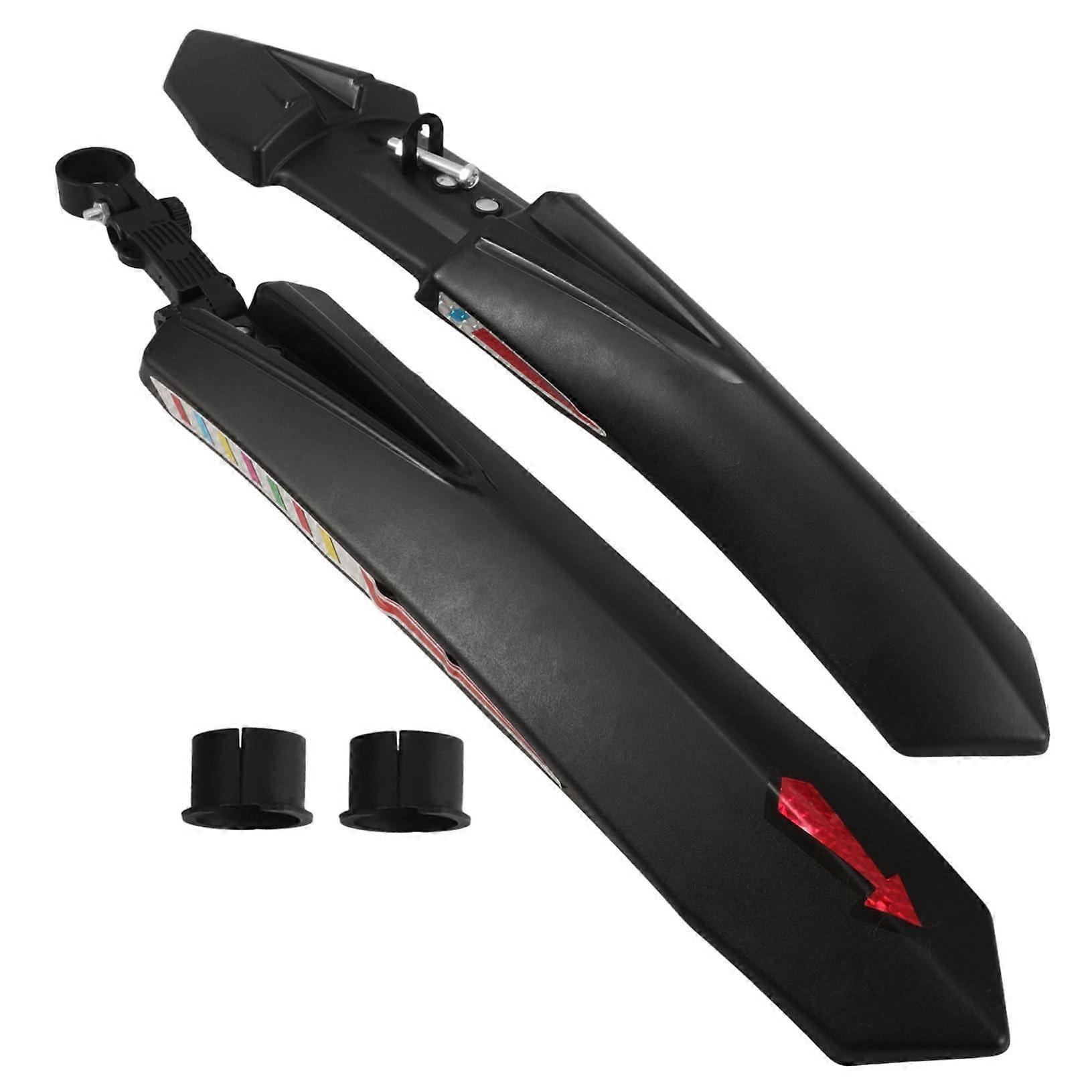 Bike Mudguard Quick Install Reflective Night Safety For Mountain And Road Use Protects Mud And Water Universal Fit