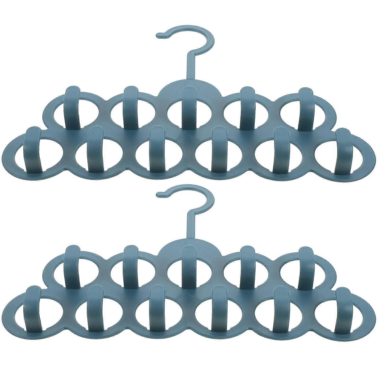 Plastic Clothes Hanger Organizer for Bedroom Storage with 6Pcs