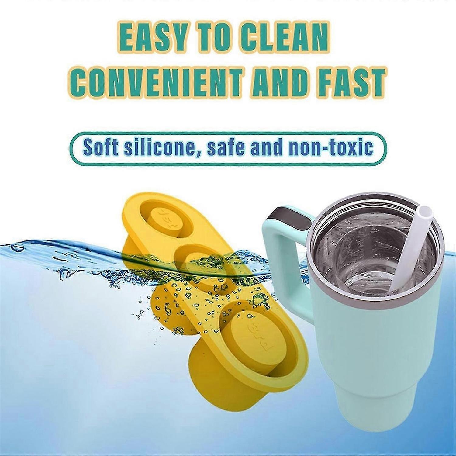 Ice-Cube Tray Silicone With Lid for Making Ice-Cube Molds,(green)
