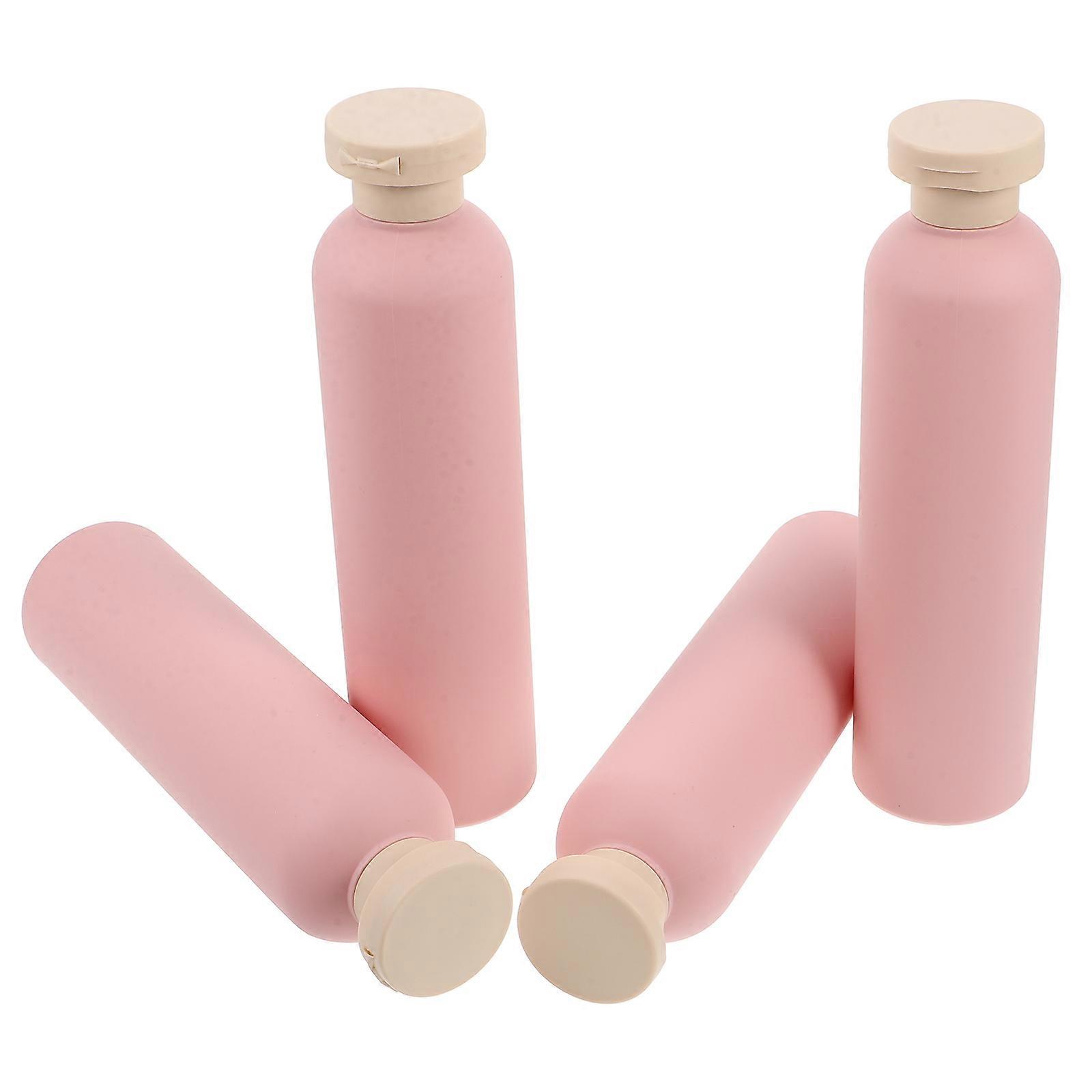 Travel Lotion Container Plastic Refillable Bottles for Storage 4Pcs