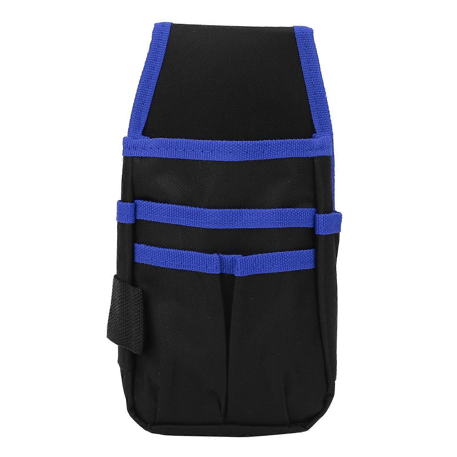 Hardware Tool Bag MultiFunctional Hardware Pouch Container Organizer Storage Bag(Blue )