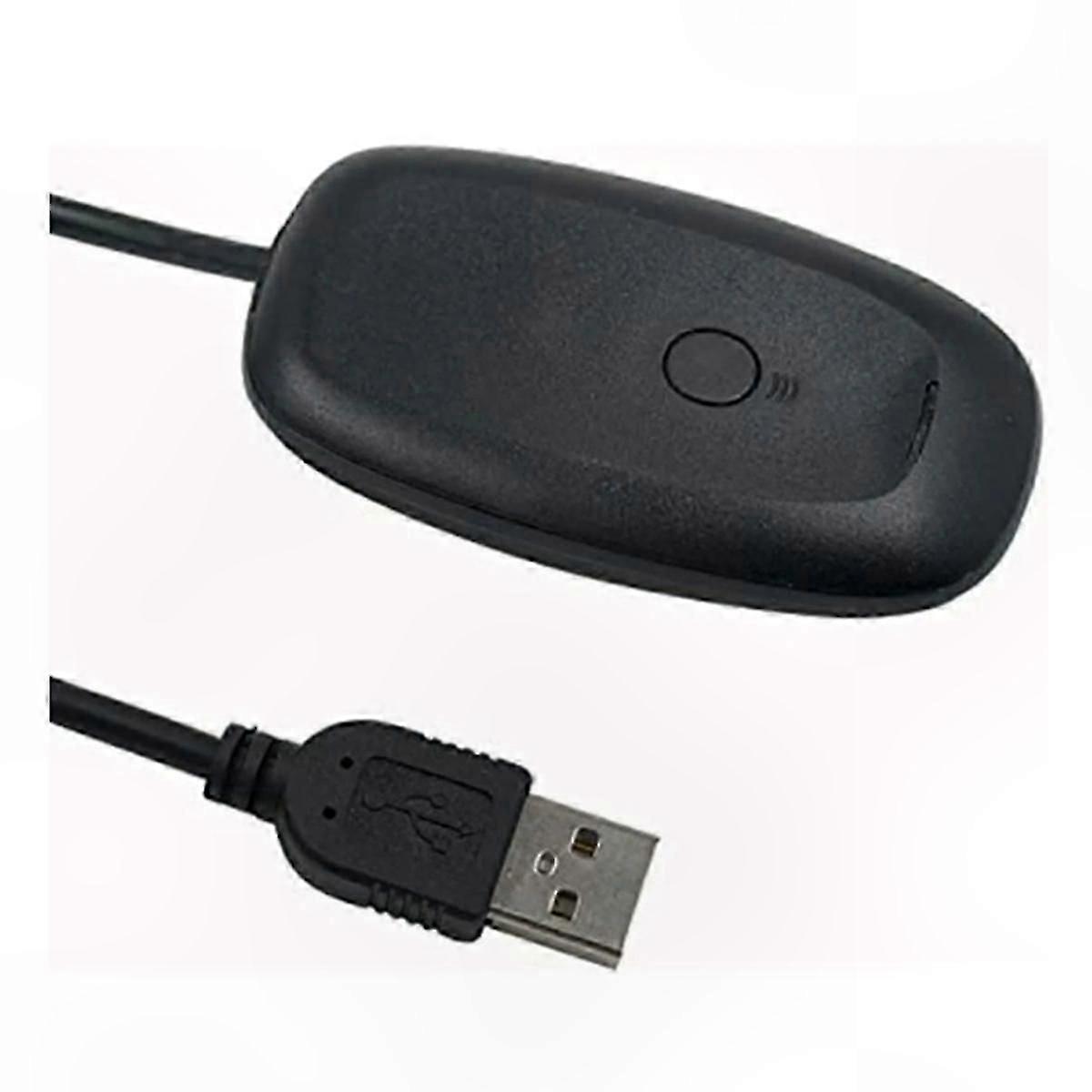 USB Wireless Controller Adapter for PC Gaming with 360 Compatibility Receiver