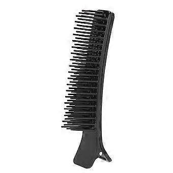 1PC Long Hair Clips Hair Styling Section Hairdressing AntiSlip Hair Accessory for Salon(Black )