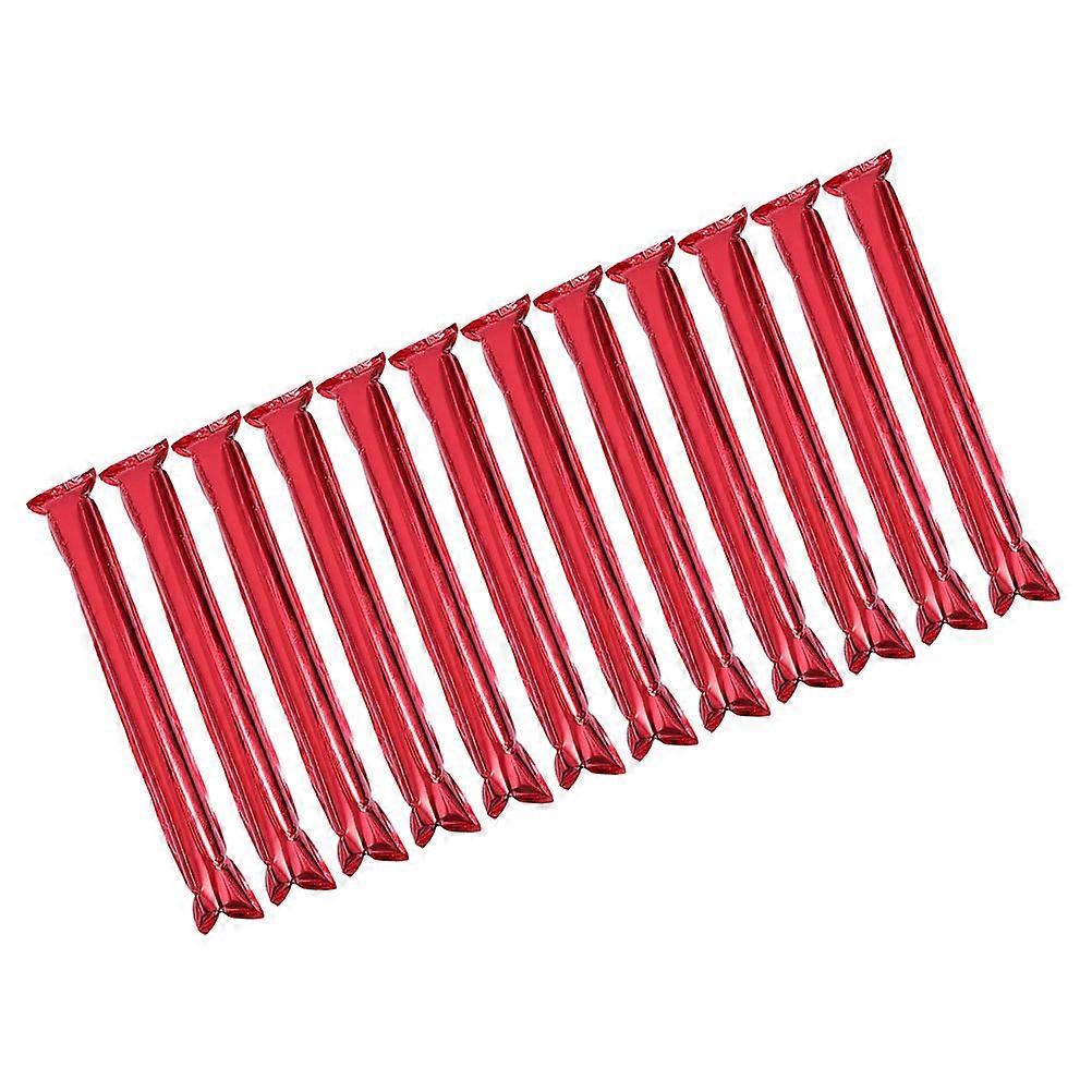 Inflatable Stick Plastic Boom Noise Makers for Cheerleading 12Pcs Set