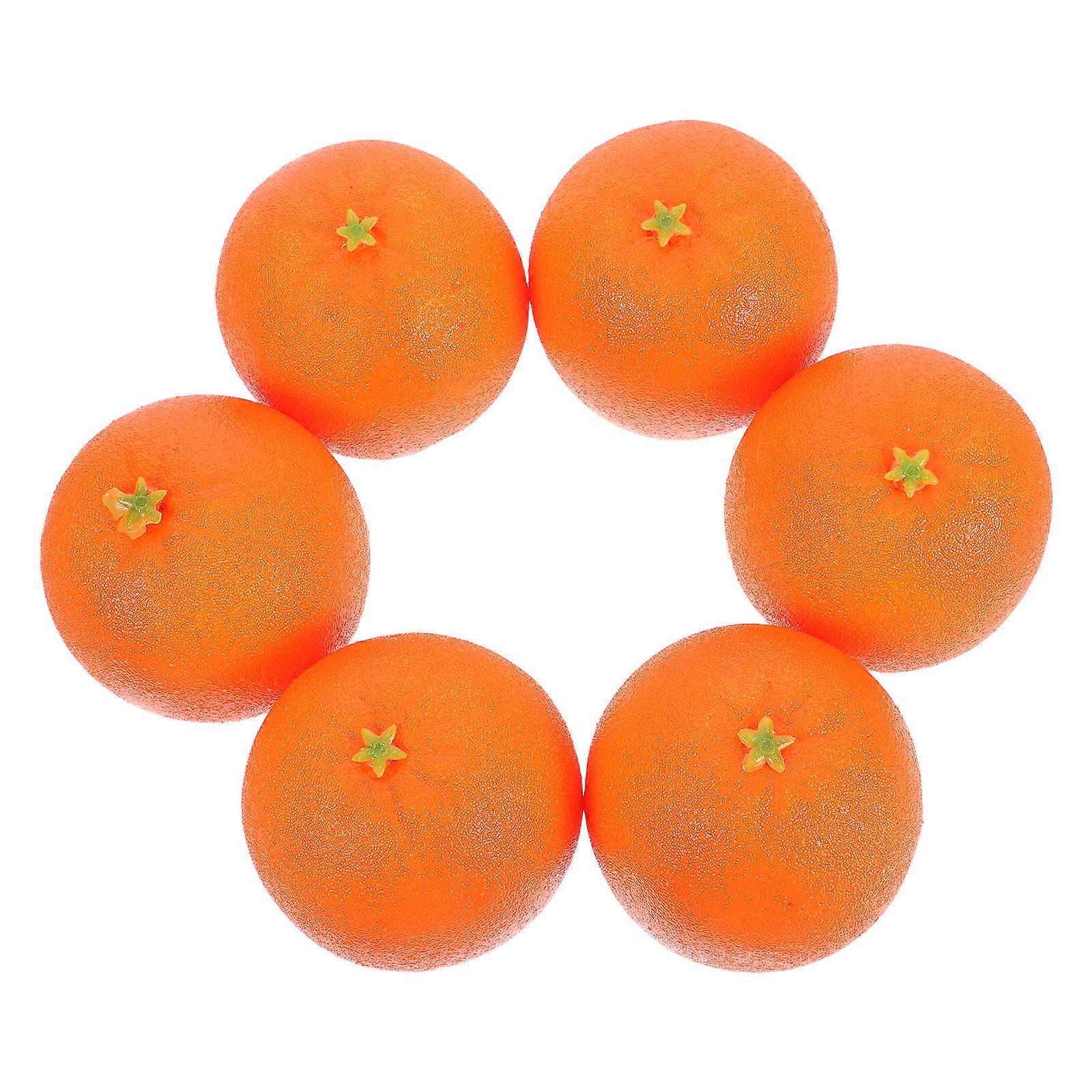 Artificial Oranges Fake Oranges for Decoration 18Pcs Realistic Fruit Decorations