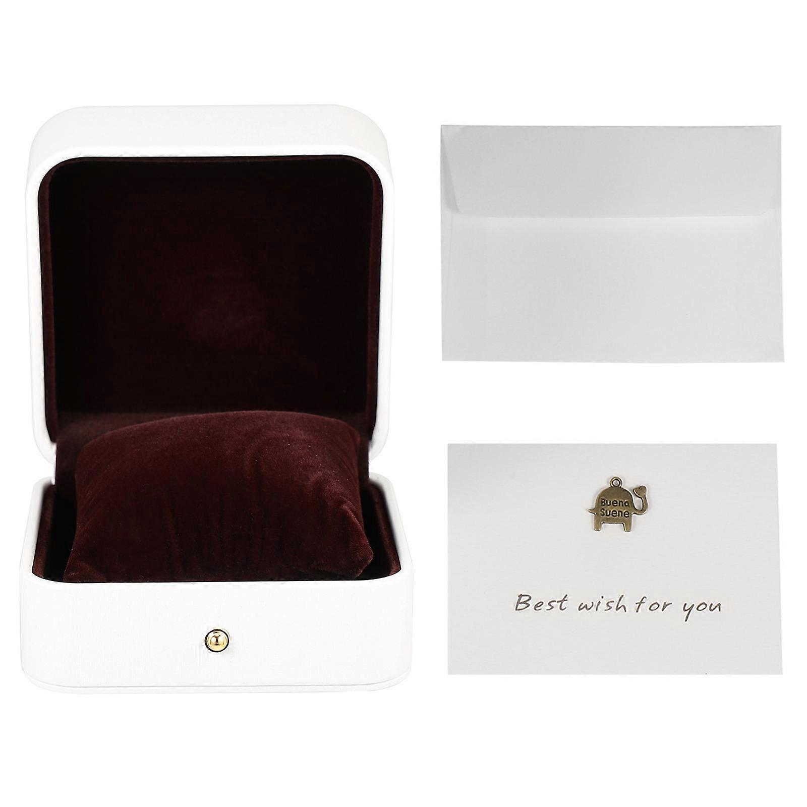 Creative Gift Storage Box PU Watch Storage Box for Jewelry 2Pcs