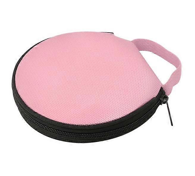 Portable 20 Capacity CD DVD Disc Storage Case Bag Wallet For Car Home Office Use Pink