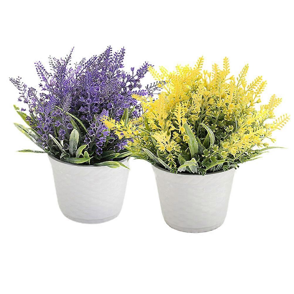 Decorative Lavender Flower Pots Perfect For Party And Balcony Mood Soothing With 18X10X10CM Size 6Pcs