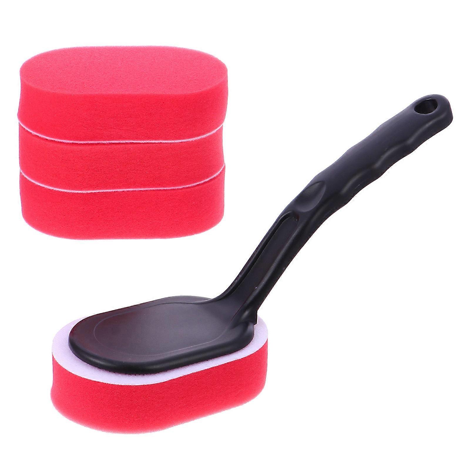 Car Tire Waxing Brush Applicator Set for 15Pcs Auto Maintenance