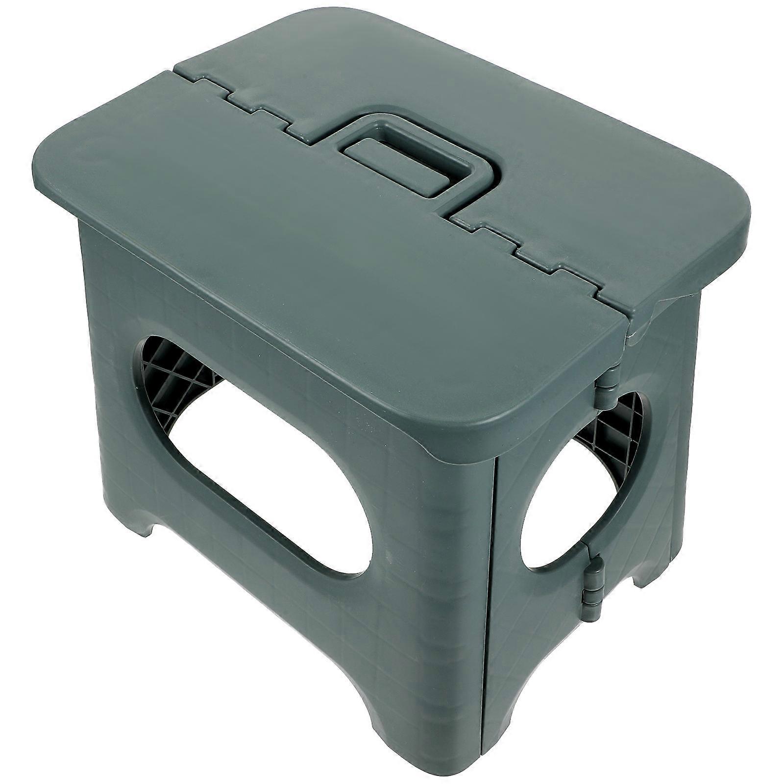Pure Color Folding Stool Versatile And Portable For Home Office And Travel 10.2 X 8.7 X 7.9 Inch Load-bearing 2 Pcs