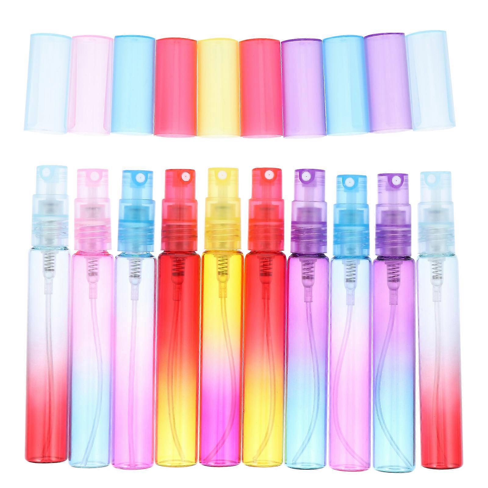 Refillable Glass Spray Bottle for Storage Use 10Pcs Perfume Atomizers