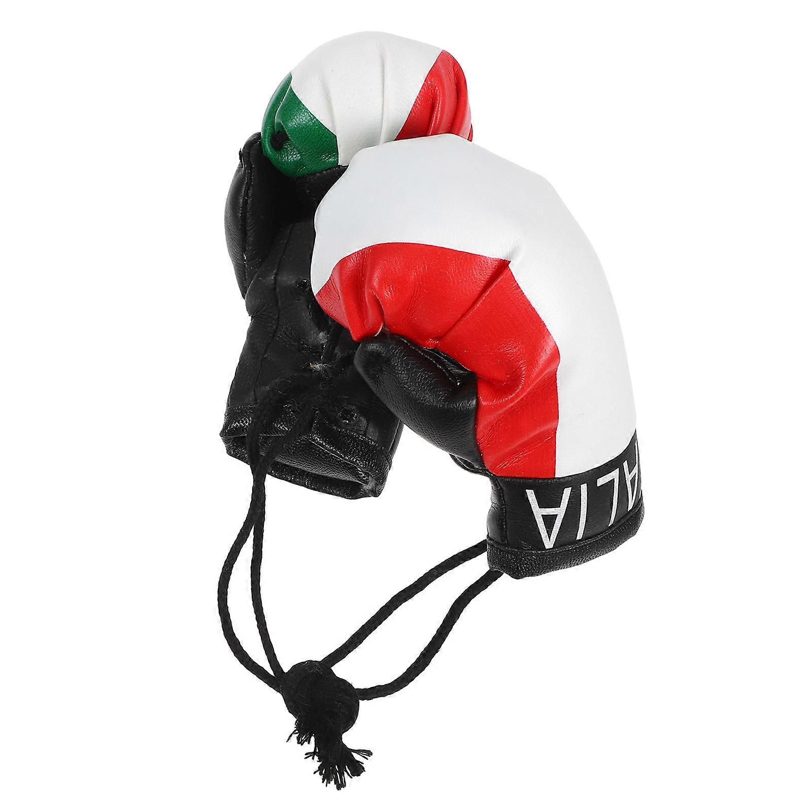 Mini Boxing Gloves Pendant for Boxing Party Decorations 3Pairs PVC