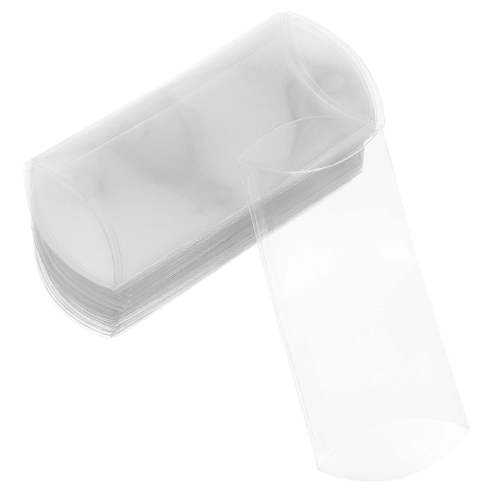 Transparent PVC Pillow Favor Box for Candy 200Pcs Clear Packaging