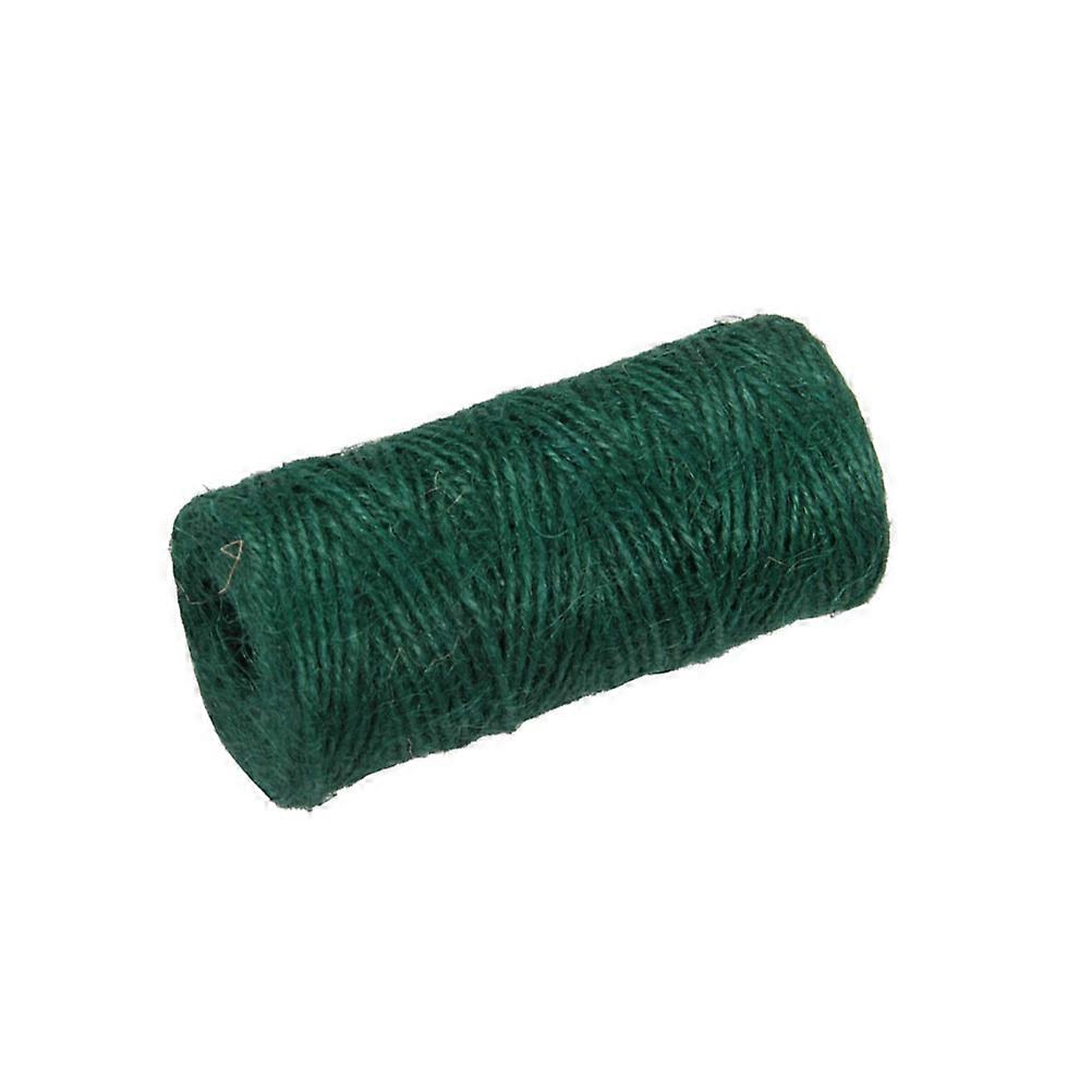Dark Green Rope Hemp Rope for Decorating 2Pcs Gardening and Craft Use