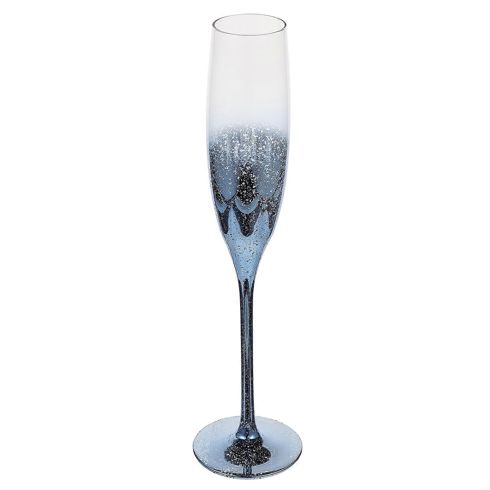 Glassy Goblet Sky Themed Goblet for Party 2Pcs Elegant Blue
